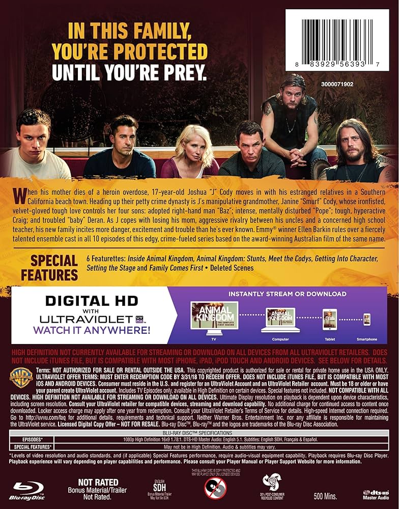 Amazon.com: Animal Kingdom: The Complete First Season (BD